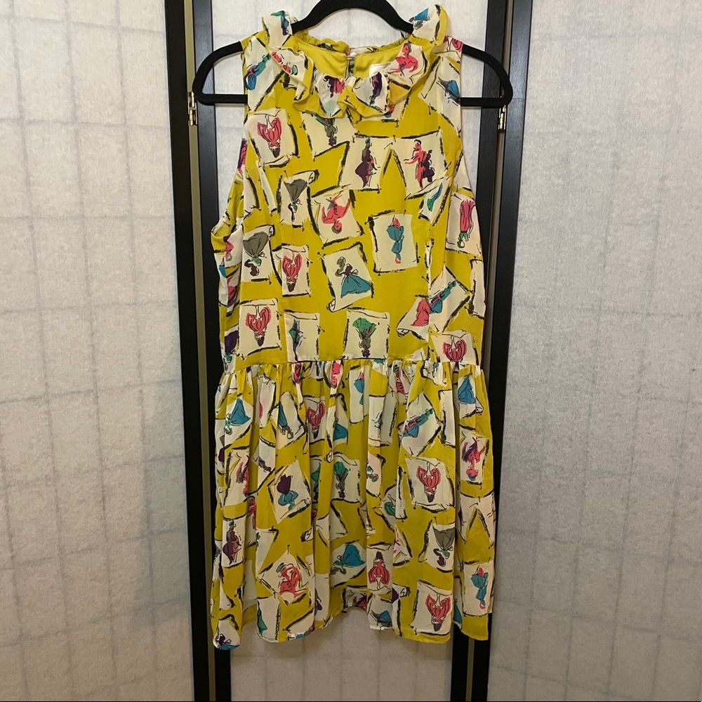 MARILYN MONROE Chartreuse Dress Print 3 for $25